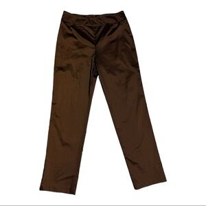 Juliana Collezione Metallic Brown‎ Pants Size 8